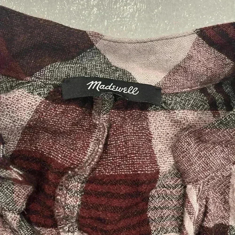 [M] Madewell Highroad  Popover L/S Shirt in Schorr Plaid - Picture 6 of 10